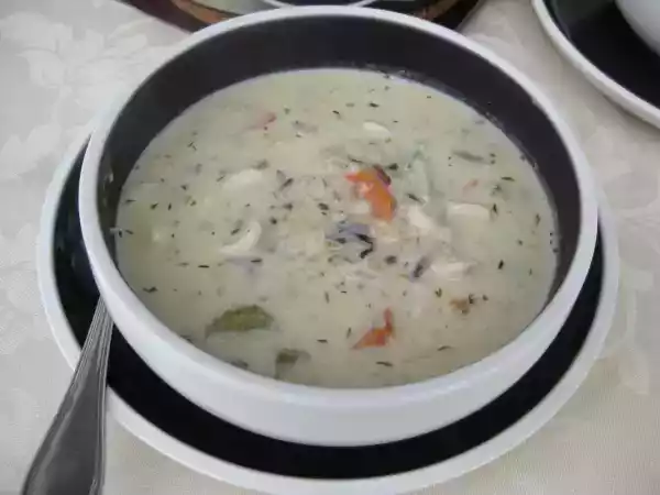 Recipe Gluten free chicken and sprouted rice soup