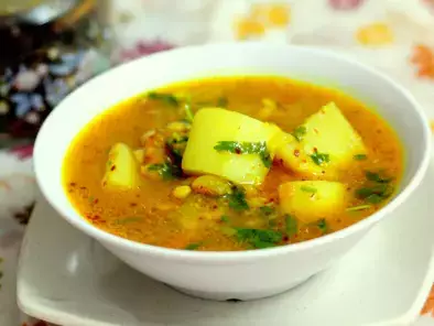 Recipe Hot masala lentil soup