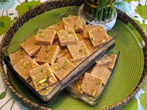 Recipe Besan burfi