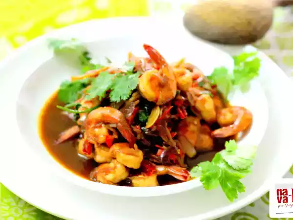Recipe Prawns in chilli oyster sauce