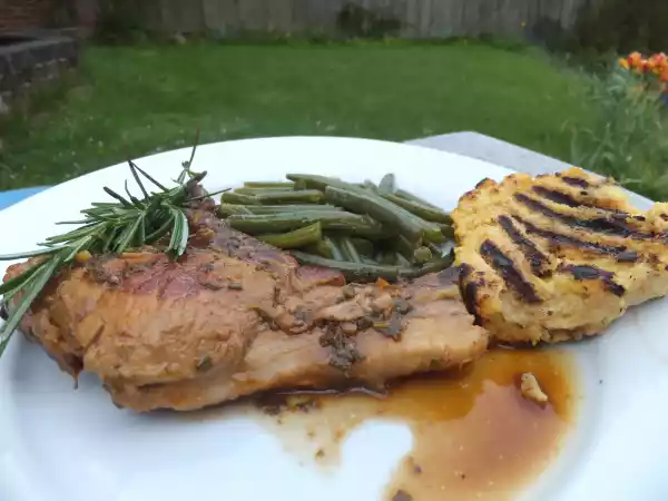 Recipe Pork chops in aromatic beer sauce