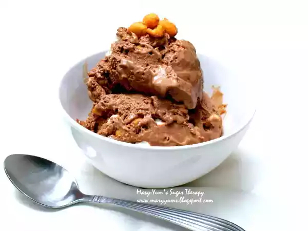 Recipe Halal rocky road ice cream