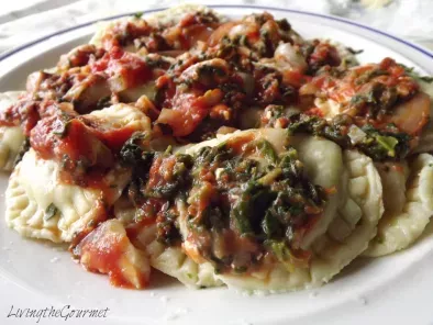Recipe Spinach and blue cheese ravioli