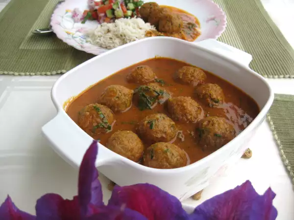 Recipe Lotus stem kofta curry