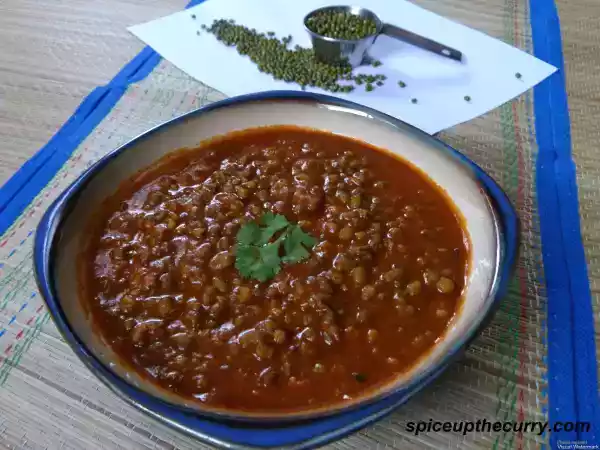 Recipe Whole green moong dal