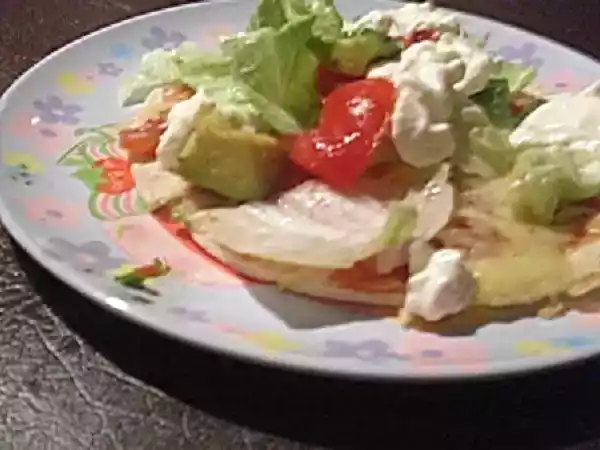 Recipe Mexican taco pizza