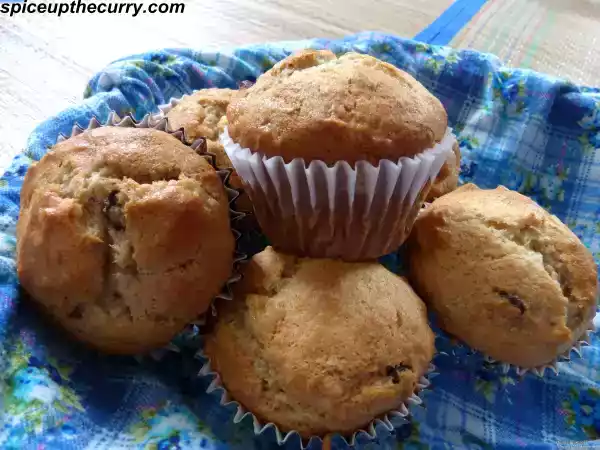 Recipe Banana muffins (egg less)