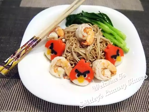 Recipe Angry birds instant noodles