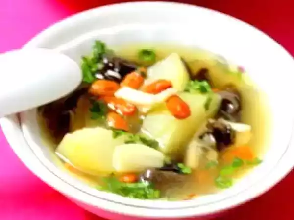 Recipe Winter melon & wolfberries soup (vegetarian)