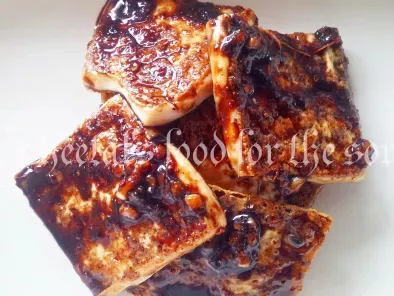 Recipe Tofu with honey chilli sauce