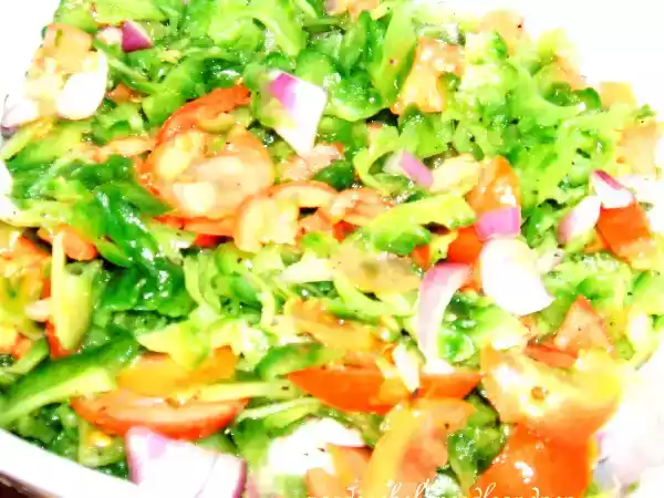 Recipe Bitter melon (gourd) salad