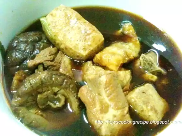 Recipe Bak kut teh/ pork ribs tea soup