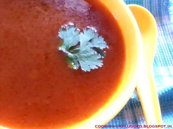 Recipe Spicy tomato soup