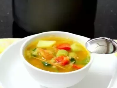 Recipe Dhal (lentil) vegetable soup
