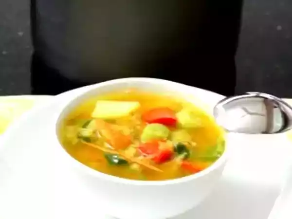 Recipe Dhal (lentil) vegetable soup