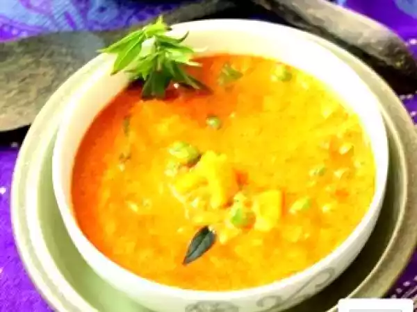 Recipe Potato & green peas curry