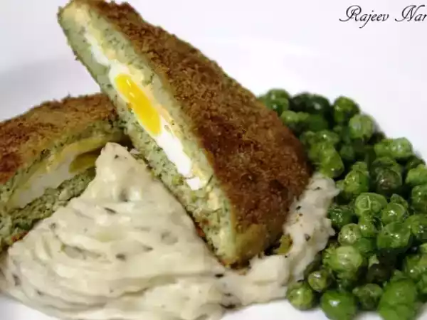Recipe Egg & cheese stuffed chicken steak