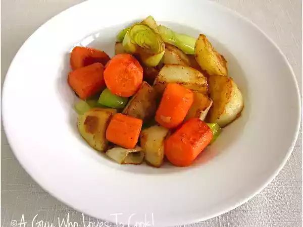 Recipe Stovetop roasted root vegetables
