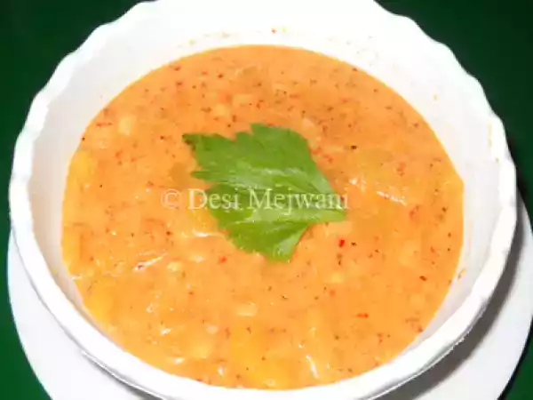 Recipe Pumpkin curry / poosanikai kootu