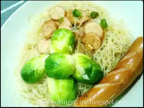 Recipe Beehoon sausage /(vermicelli sausage)