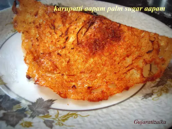 Recipe Karupatti aapam palm sugar aapam