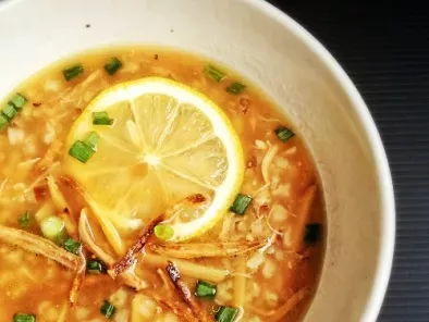 Recipe Arroz caldo, the filipino-style congee