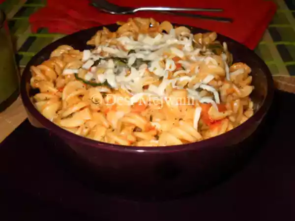 Recipe Fusilli pasta