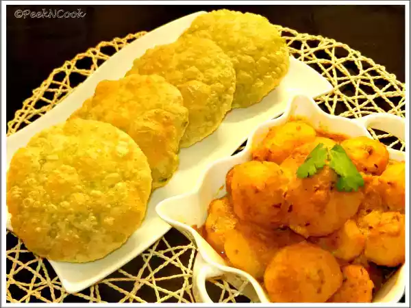 Recipe Peas kachuri & dum aloo