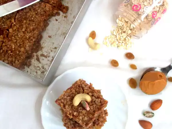 Recipe Peanut butter, chocolate oatmeal bars ( no bake)