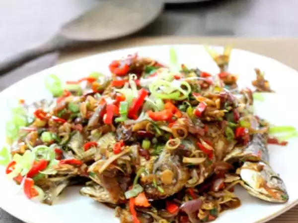 Recipe Ikan masak serai kicap (lemongrass soy sauce fish)