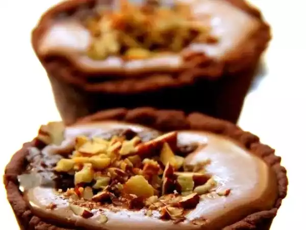 Recipe Eggless ferrero rocher tarts