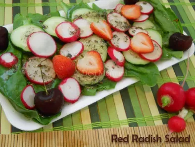 Recipe Red radish salad