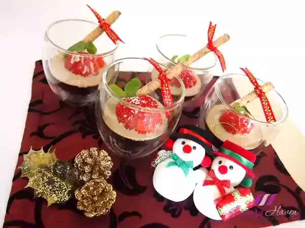 Recipe Christmas coffee jelly in bailey’s irish cream