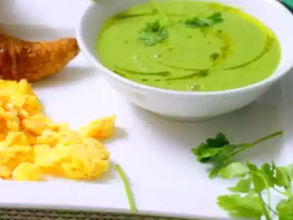 Recipe Asian green pea soup