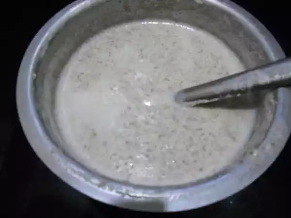 Recipe Millet as a part of daily alkaline diet.(Ragi Dosa)