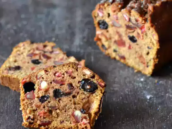 Recipe Christmas Fruit and Rum Cake / Plum Cake / Bacardi Rum Soaked Fruit Cake