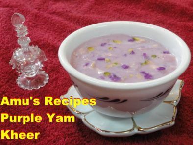 Recipe Purple Yam Kheer
