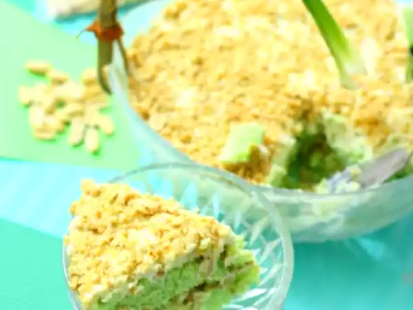 Recipe Pandan cheese layered cake