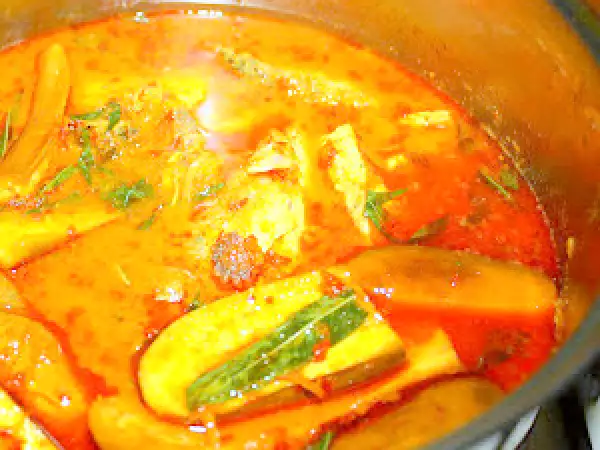 Recipe Assam curry fish