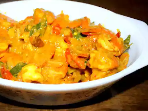 Recipe Shrimp paste (belacan) sambal prawns