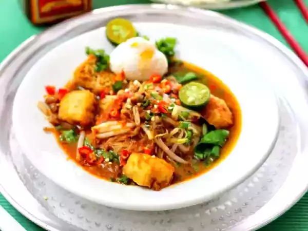 Recipe Mee siam kuah/gravy (vegetarian)