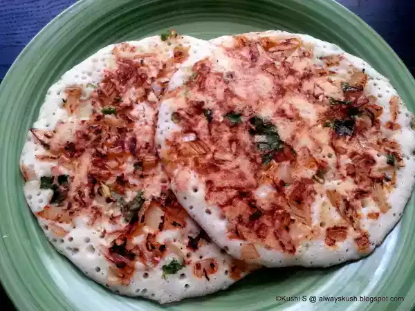 Recipe Onion uttapam/pancakes