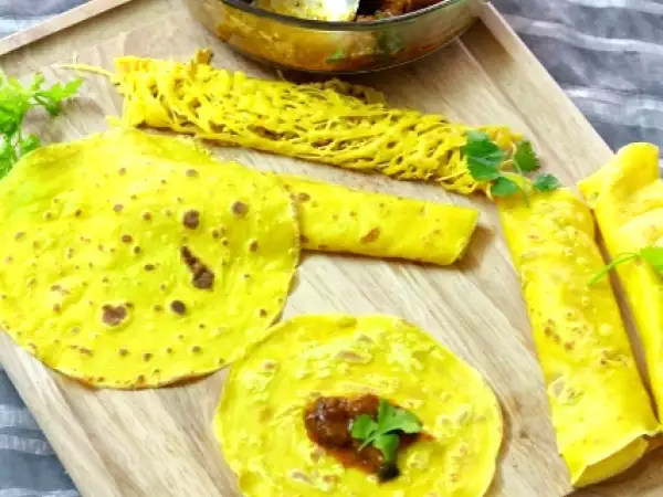 Recipe Roti jala with mutton chukka