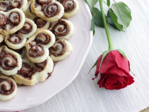 Recipe Nutella puffed hearts - valentine's day - video recipe !