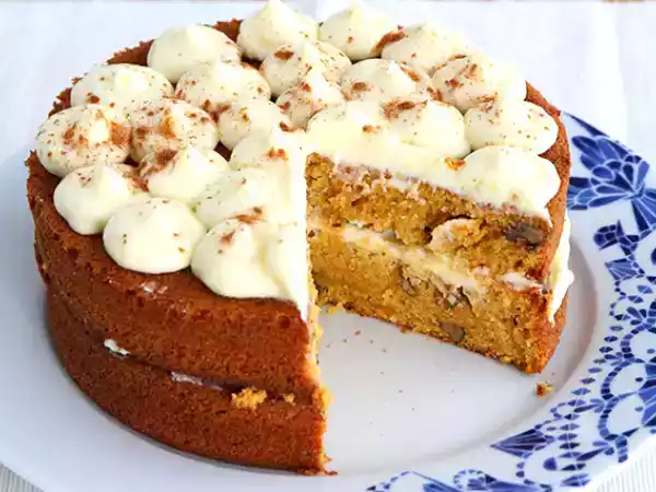 Recipe Carrot cake with nuts - video recipe !