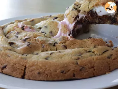 Recipe Marshmallow giant cookie - video recipe !