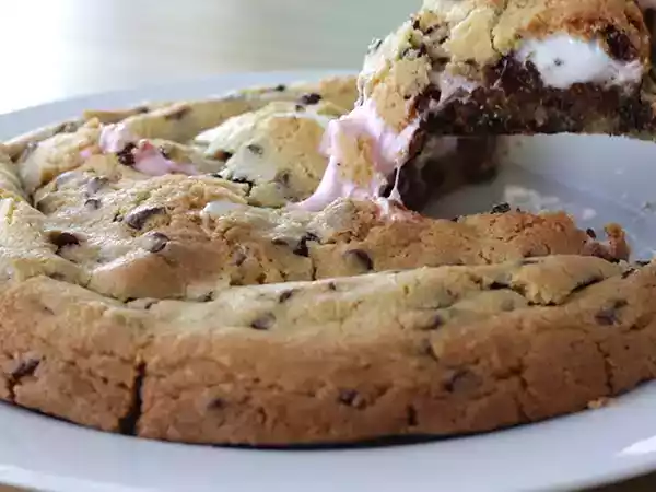 Recipe Marshmallow giant cookie - video recipe !