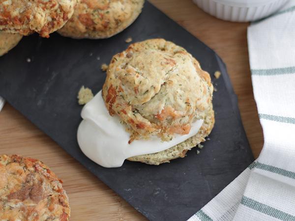 Recipe Salmon scones - video recipe !