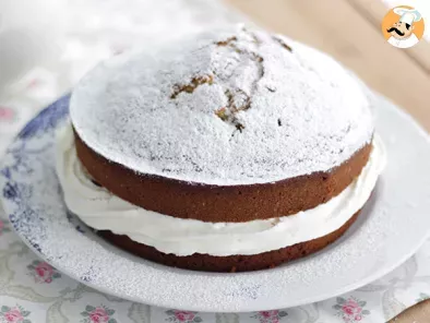 Recipe Victoria sponge cake - video recipe !