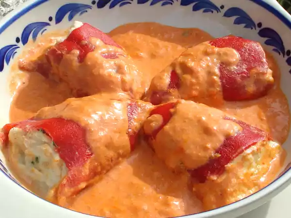 Recipe Piquillo peppers stuffed with cod ‘brandade’ (dairy and gluten free)